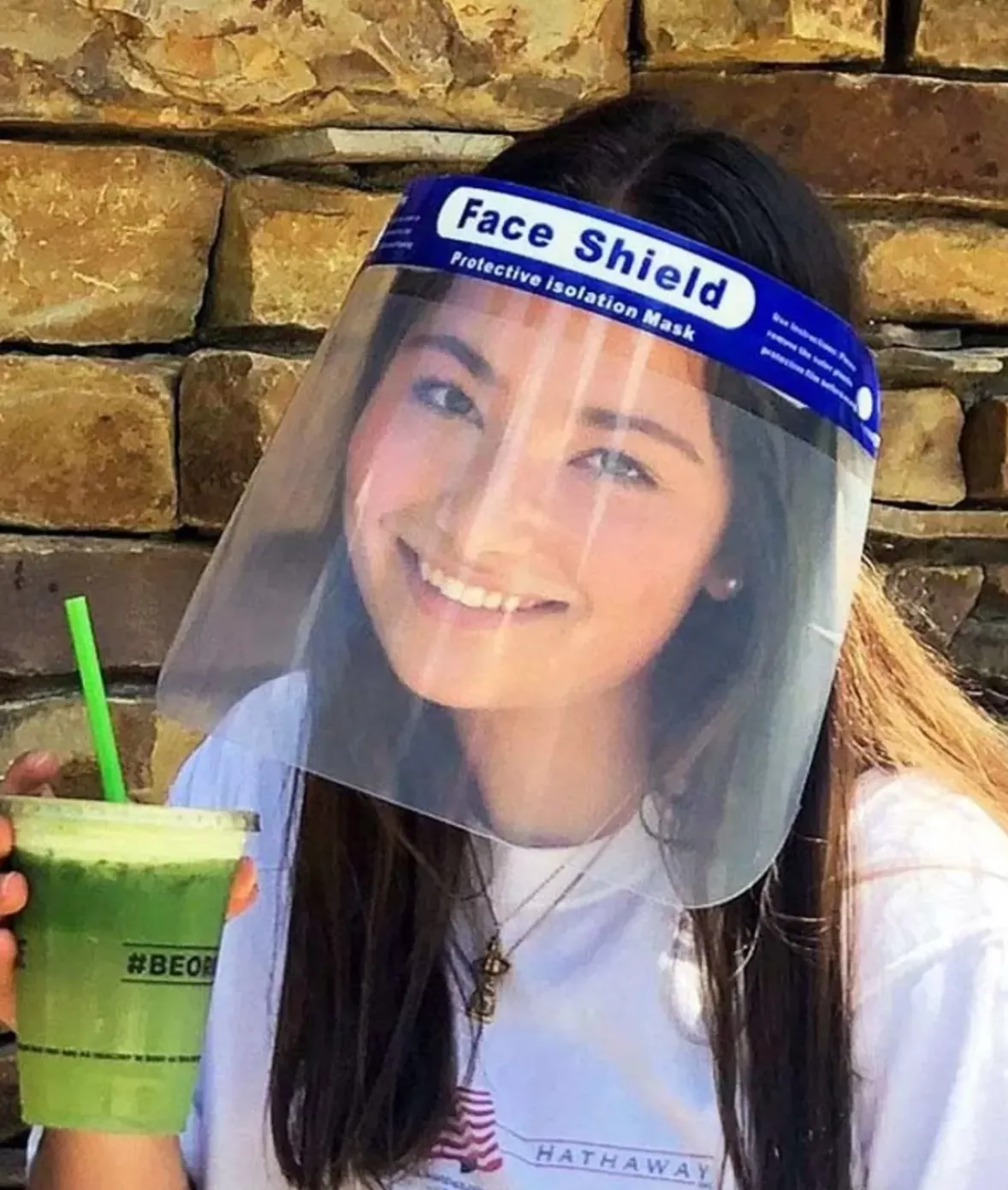 Nayked Apparel Accessories>Comfort Face Shield With Elastic, Single/Discontinued