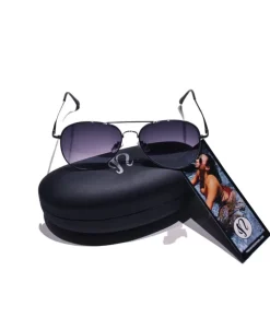Nayked Apparel Accessories>Jordan Aviator Sunglasses Gold