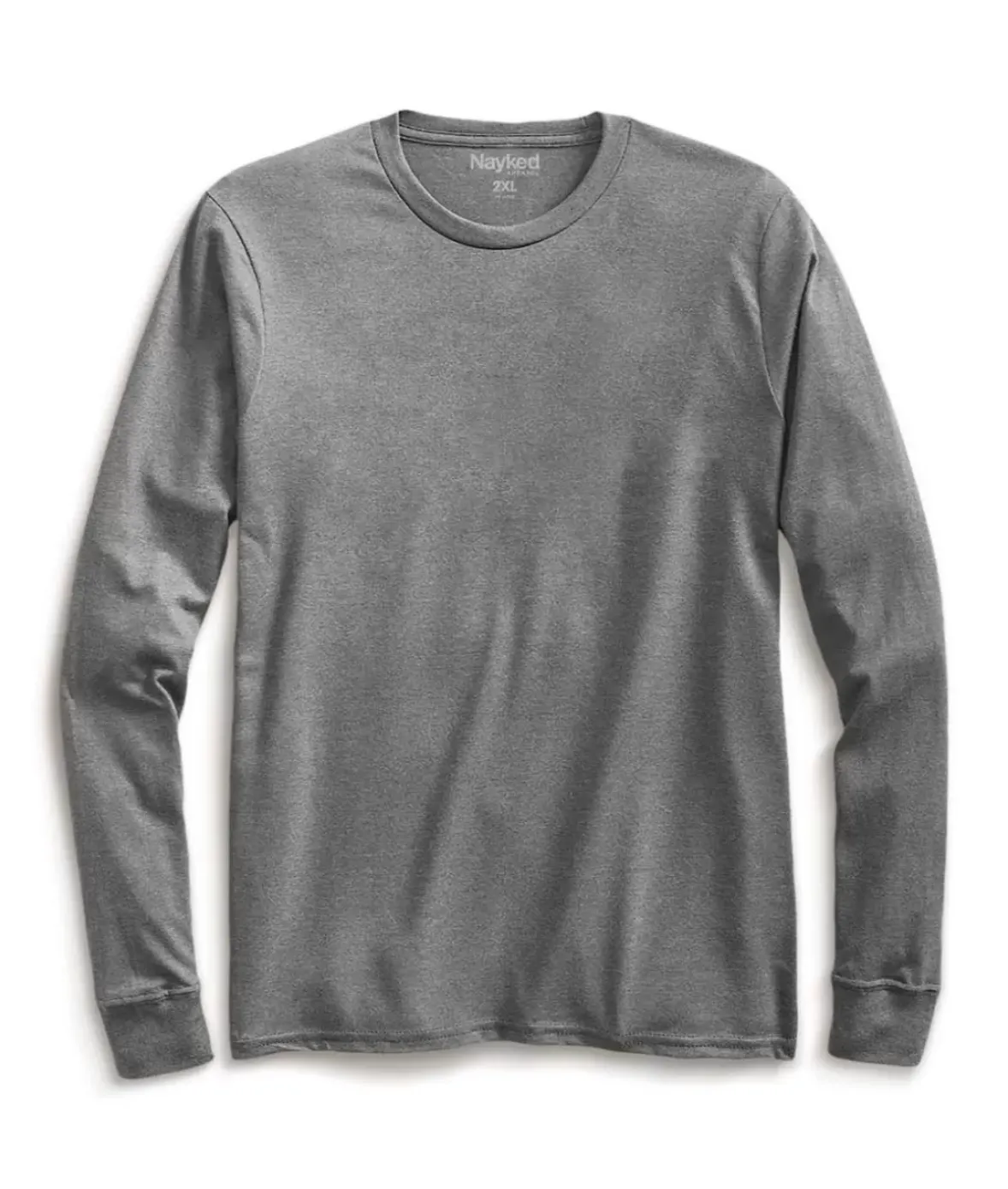 Nayked Apparel Shirts>Men'S Big Ridiculously Soft Recycled Lightweight Long Sleeve T-Shirt