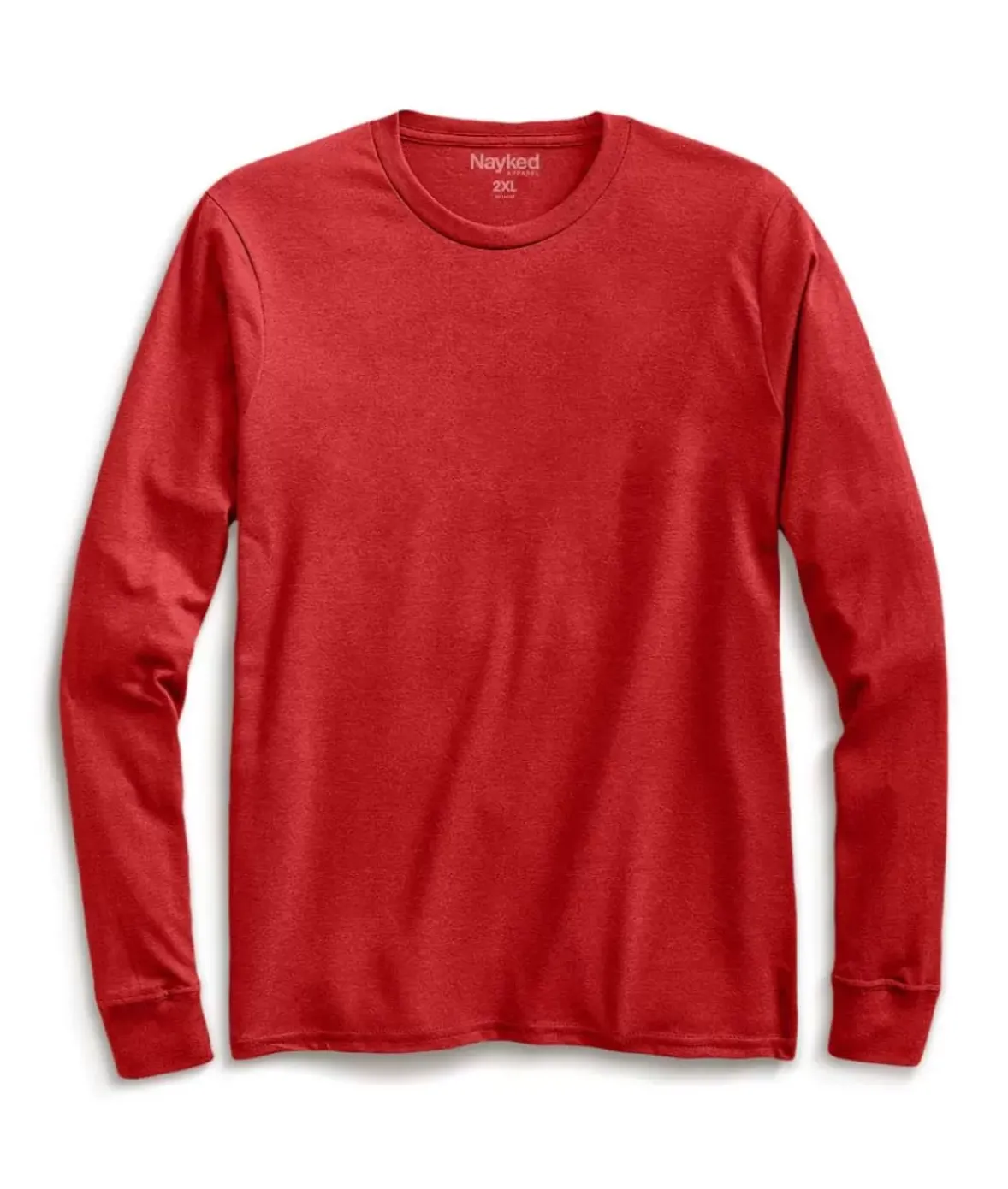 Nayked Apparel Shirts>Men'S Big Ridiculously Soft Recycled Lightweight Long Sleeve T-Shirt