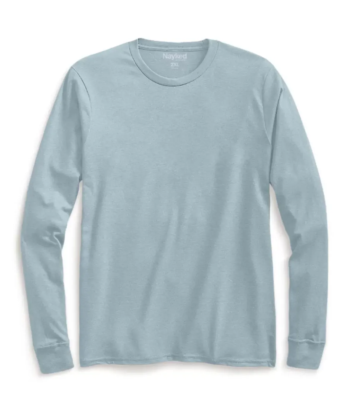 Nayked Apparel Shirts>Men'S Big Ridiculously Soft Recycled Lightweight Long Sleeve T-Shirt
