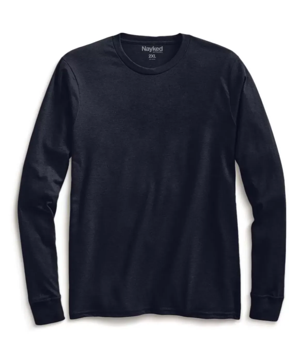 Nayked Apparel Shirts>Men'S Big Ridiculously Soft Recycled Lightweight Long Sleeve T-Shirt