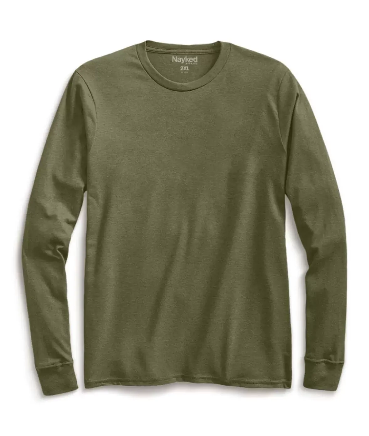 Nayked Apparel Shirts>Men'S Big Ridiculously Soft Recycled Lightweight Long Sleeve T-Shirt