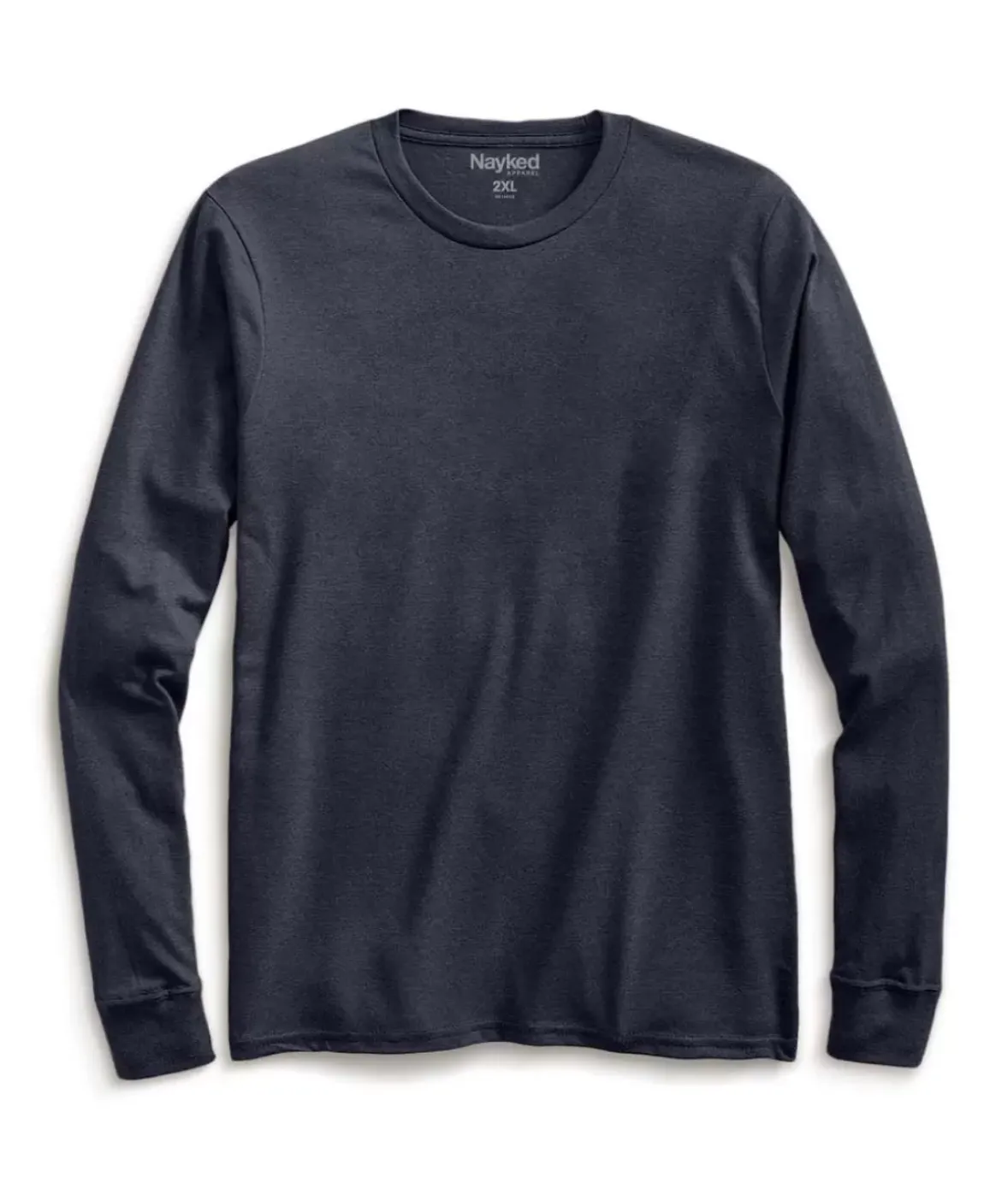 Nayked Apparel Shirts>Men'S Big Ridiculously Soft Recycled Lightweight Long Sleeve T-Shirt