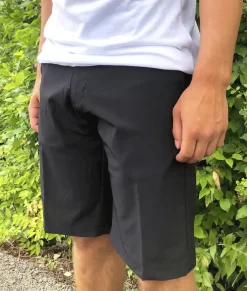 Nayked Apparel Swim>Men'S Black Hybrid Stretch Short