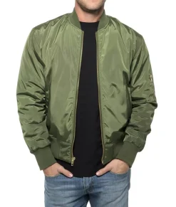 Nayked Apparel Outerwear>Men'S Bomber Jacket