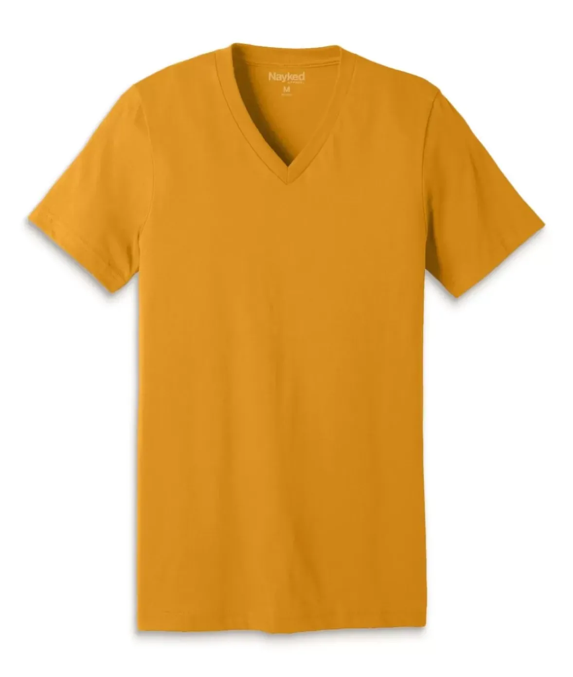Nayked Apparel T-Shirts>Men'S Classic Cotton Short Sleeve V-Neck T-Shirt