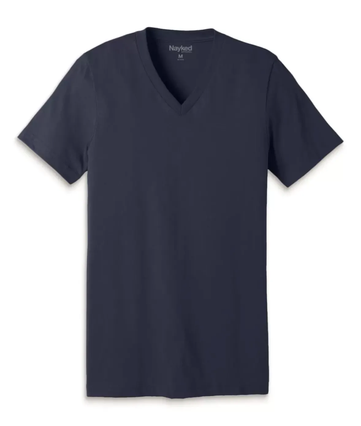 Nayked Apparel T-Shirts>Men'S Classic Cotton Short Sleeve V-Neck T-Shirt