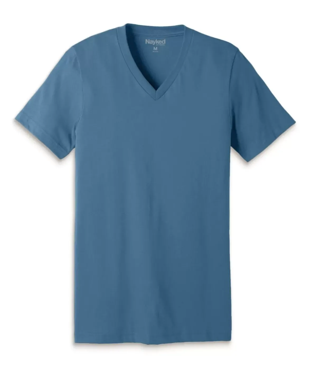 Nayked Apparel T-Shirts>Men'S Classic Cotton Short Sleeve V-Neck T-Shirt