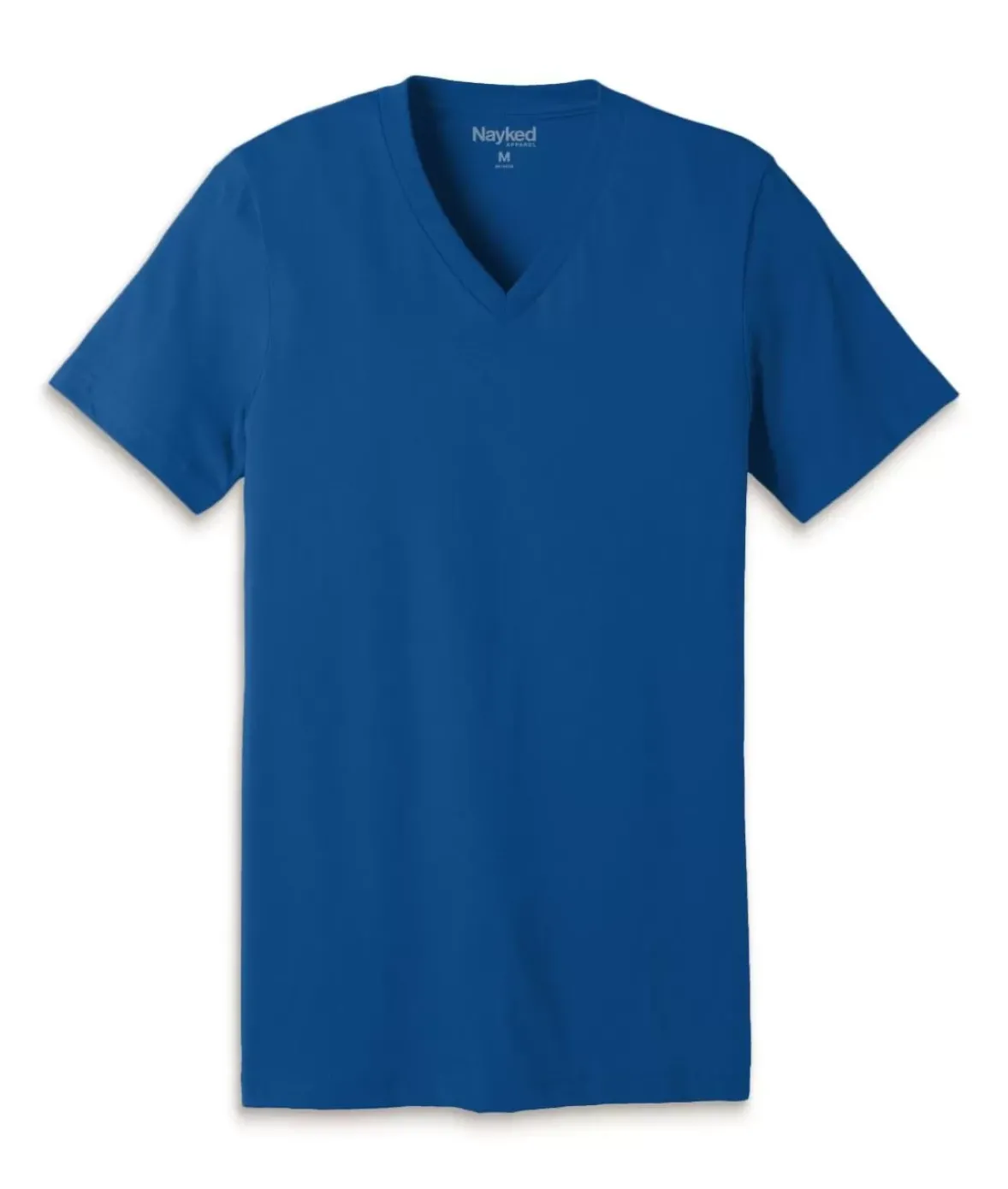 Nayked Apparel T-Shirts>Men'S Classic Cotton Short Sleeve V-Neck T-Shirt