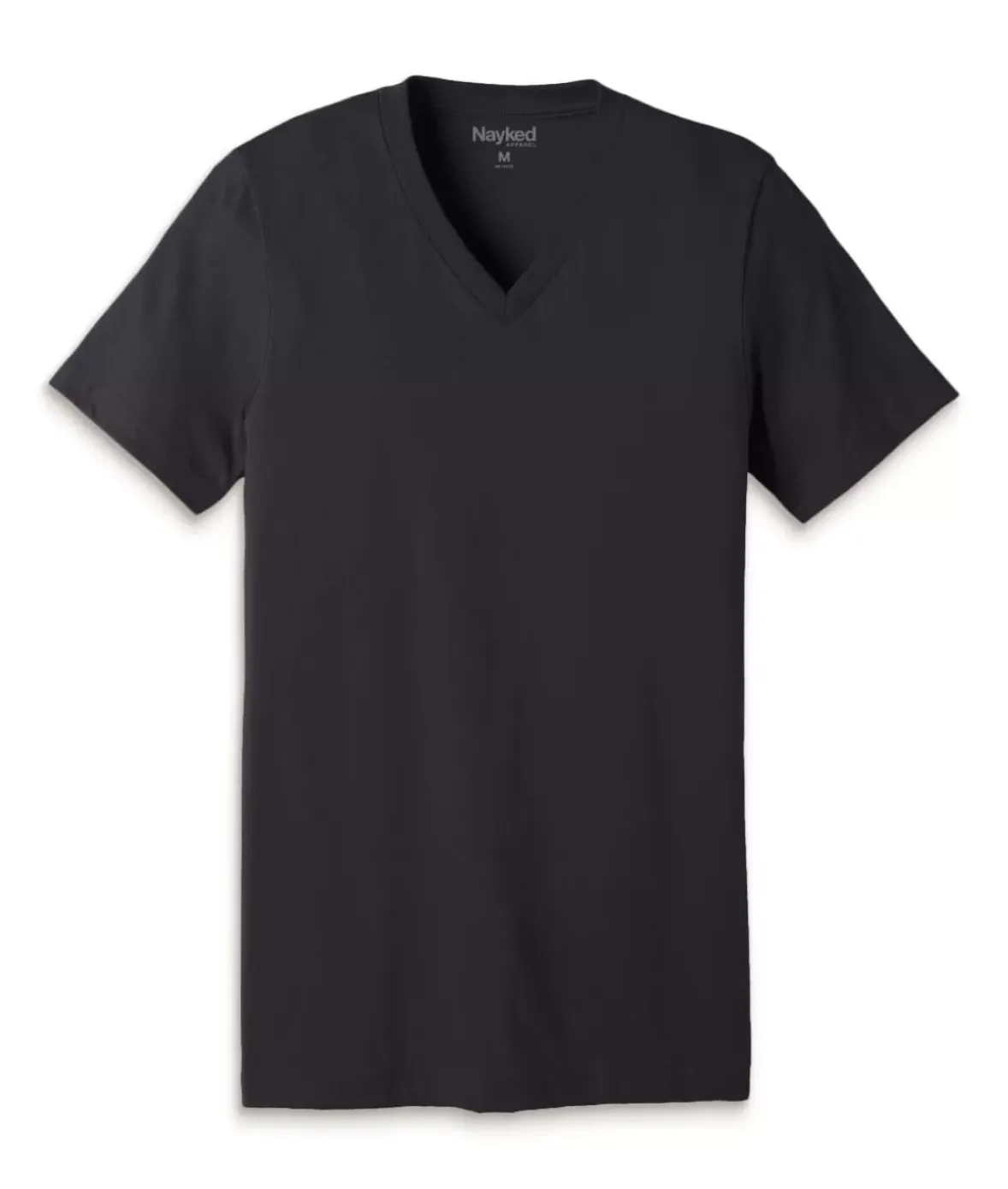 Nayked Apparel T-Shirts>Men'S Classic Cotton Short Sleeve V-Neck T-Shirt