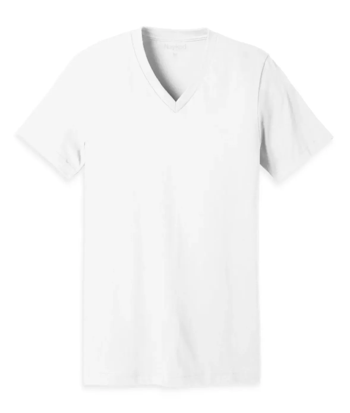 Nayked Apparel T-Shirts>Men'S Classic Cotton Short Sleeve V-Neck T-Shirt