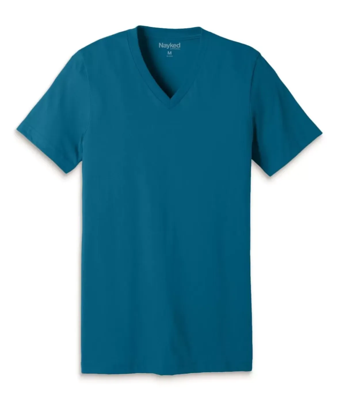Nayked Apparel T-Shirts>Men'S Classic Cotton Short Sleeve V-Neck T-Shirt
