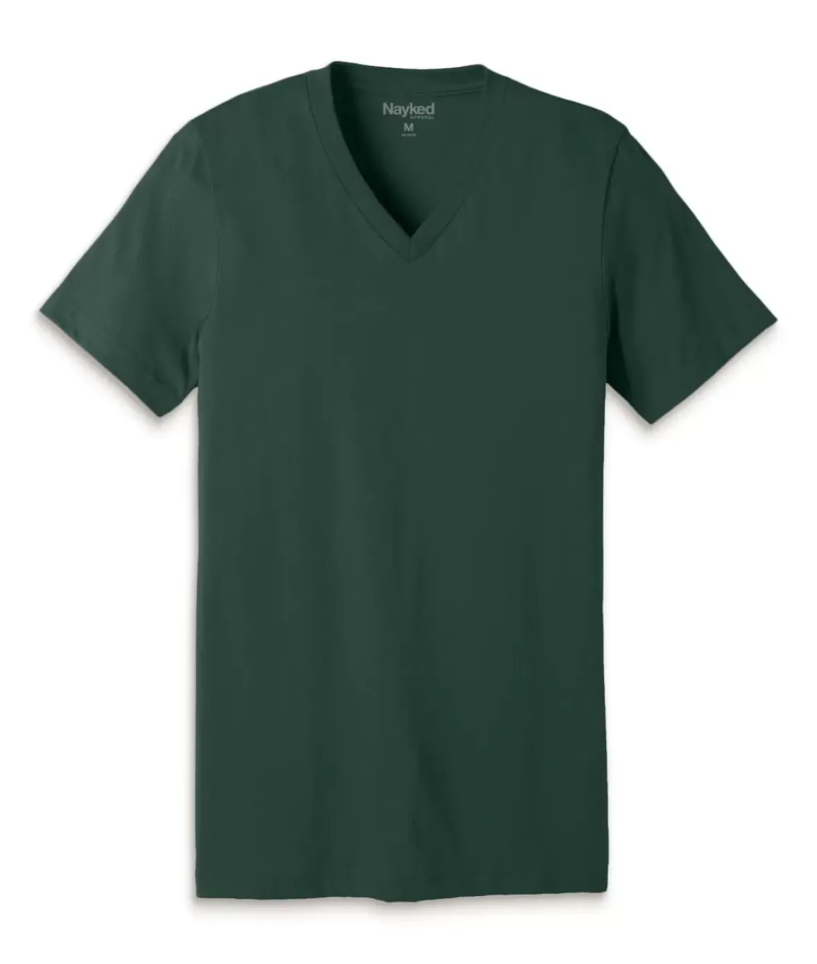Nayked Apparel T-Shirts>Men'S Classic Cotton Short Sleeve V-Neck T-Shirt