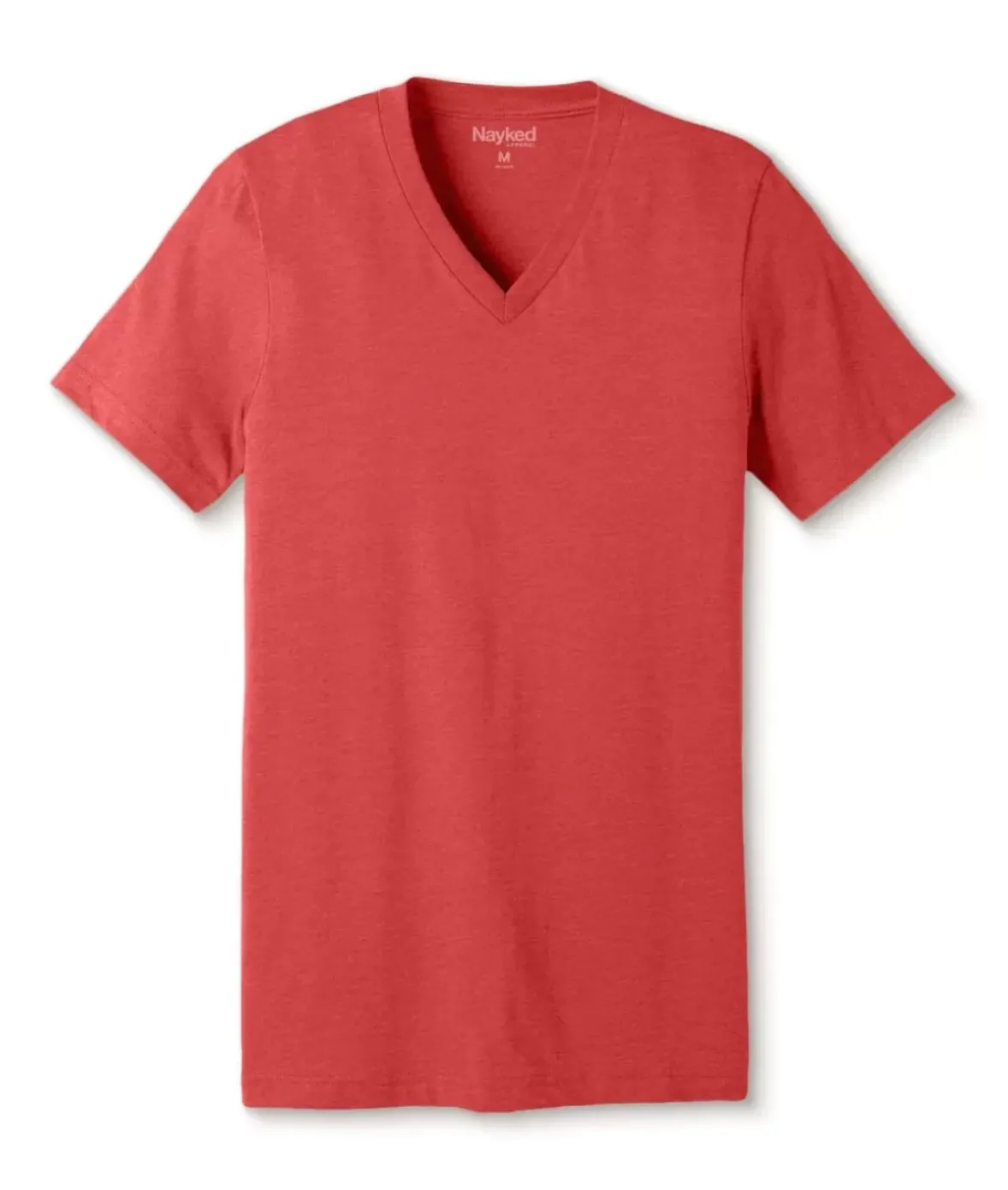 Nayked Apparel T-Shirts>Men'S Classic Soft Heathered Short Sleeve V-Neck T-Shirt