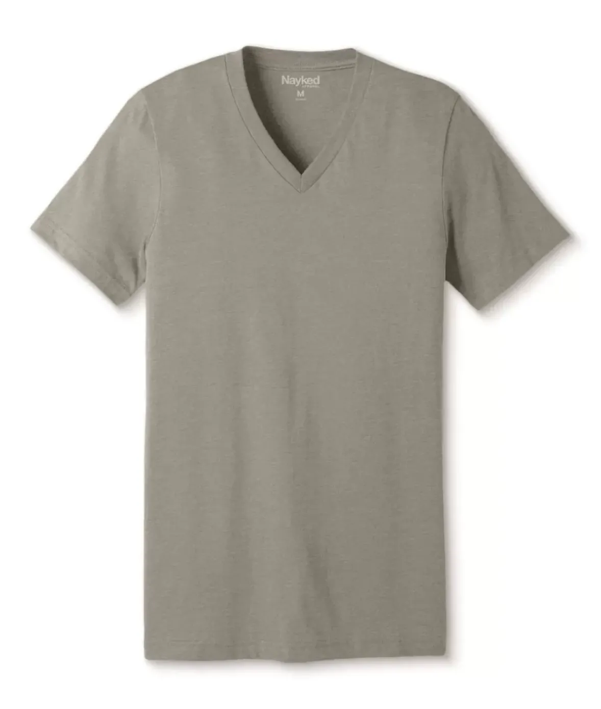 Nayked Apparel T-Shirts>Men'S Classic Soft Heathered Short Sleeve V-Neck T-Shirt
