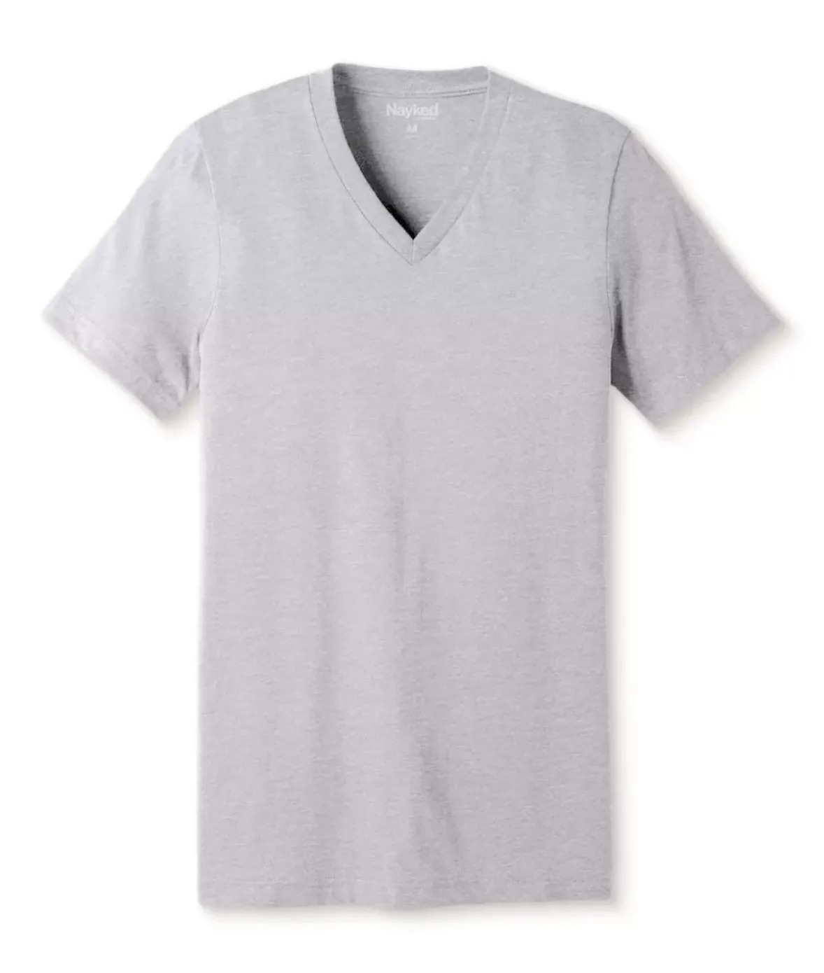 Nayked Apparel T-Shirts>Men'S Classic Soft Heathered Short Sleeve V-Neck T-Shirt