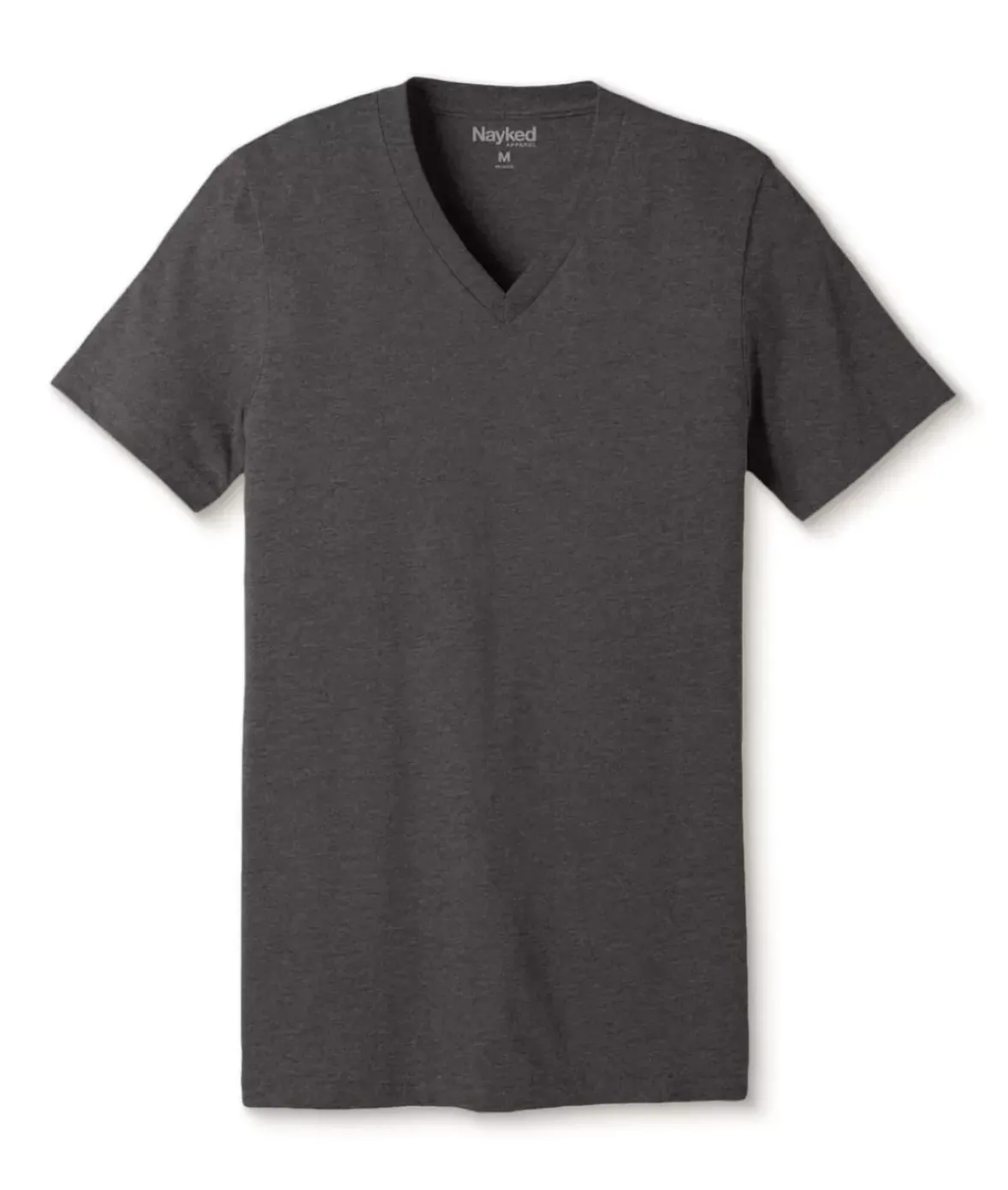 Nayked Apparel T-Shirts>Men'S Classic Soft Heathered Short Sleeve V-Neck T-Shirt