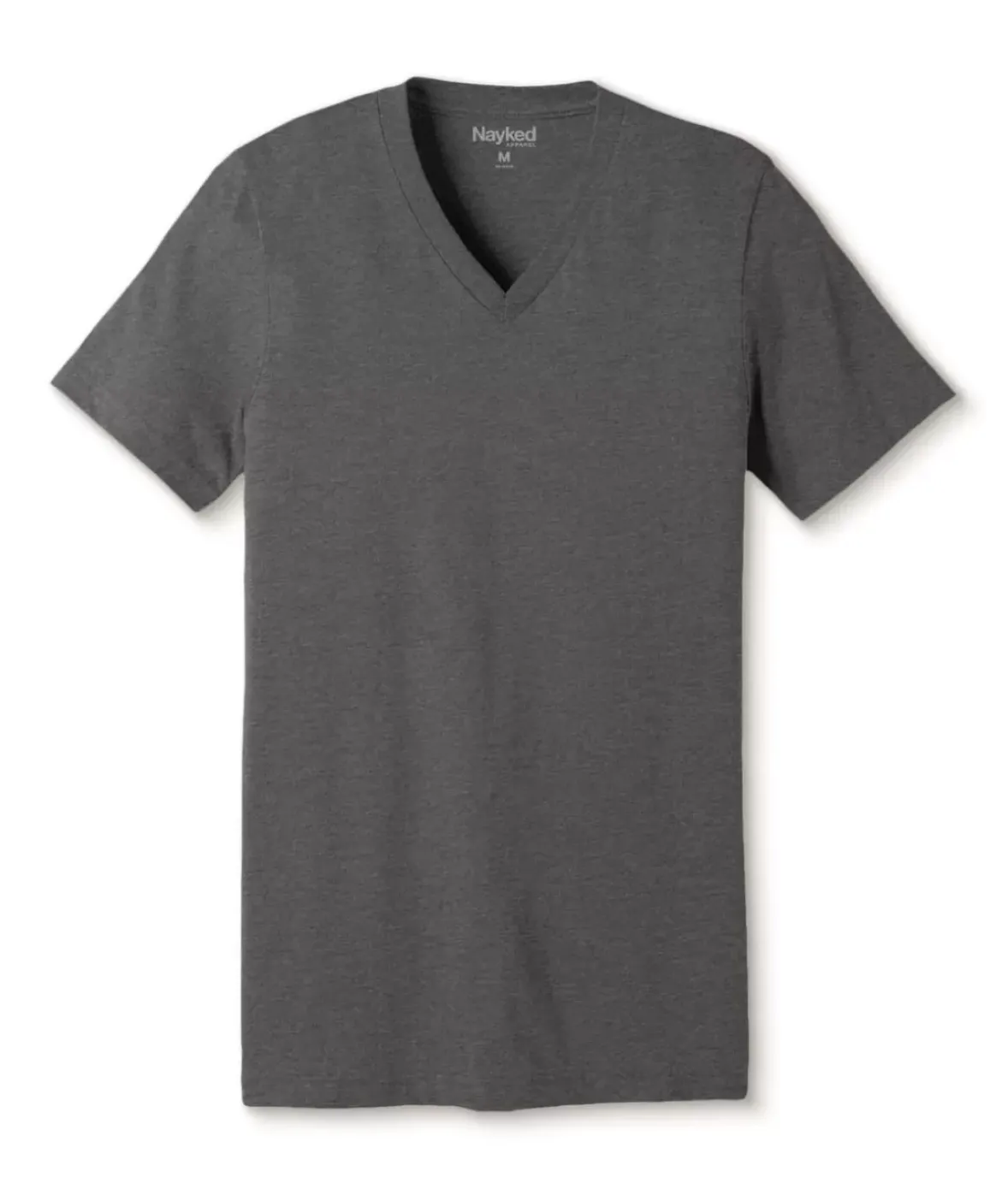 Nayked Apparel T-Shirts>Men'S Classic Soft Heathered Short Sleeve V-Neck T-Shirt