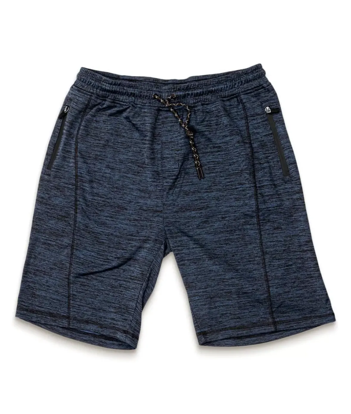 Nayked Apparel Bottoms>Men'S Midweight Tech Fleece Active Shorts Heather Navy