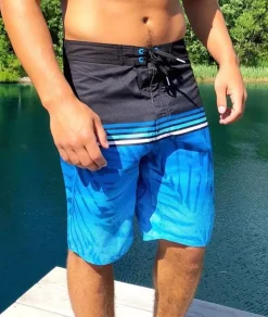 Nayked Apparel Swim>Men'S Palm Tree Board Short/Discontinued