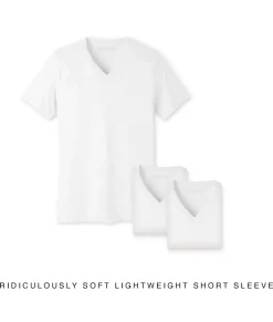 Nayked Apparel Shirts>Men'S 3Pk Ridiculously Soft Lightweight V-Neck T-Shirt