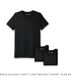 Nayked Apparel T-Shirt Packs>Men'S 3Pk Ridiculously Soft Lightweight Crew Neck T-Shirt