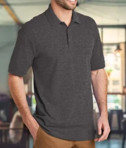 Nayked Apparel Polos>Men'S Ridiculously Soft 100% Cotton Pique Polo Shirt