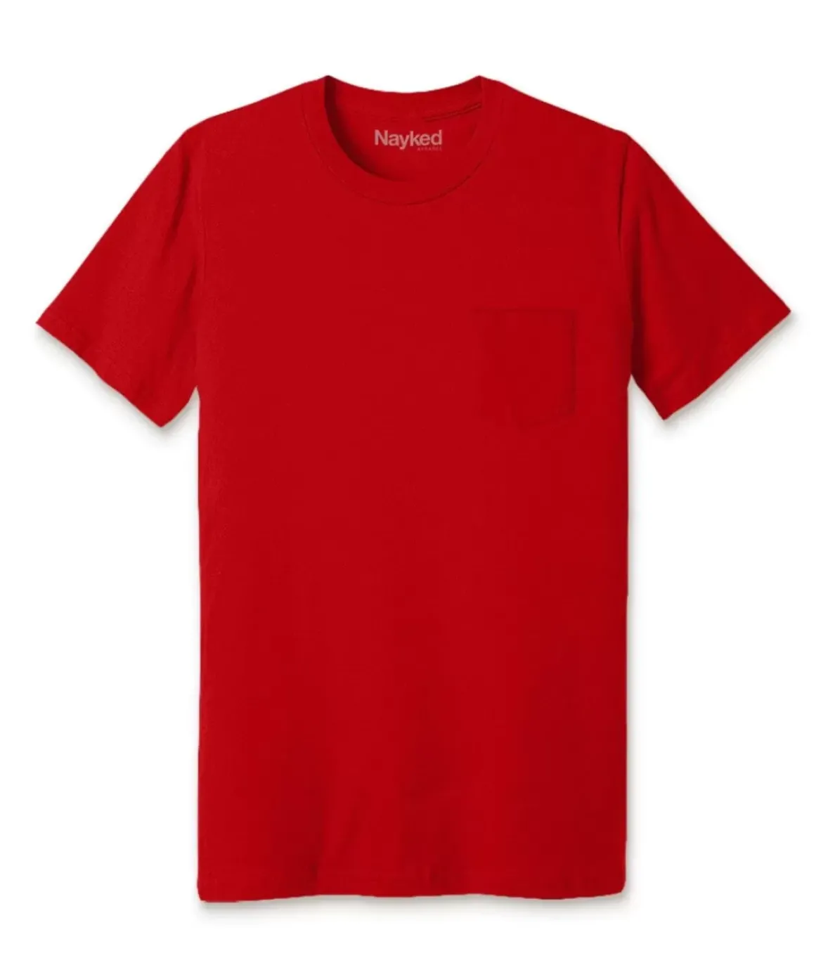Nayked Apparel T-Shirts>Men'S Ridiculously Soft 100% Cotton Pocket T-Shirt