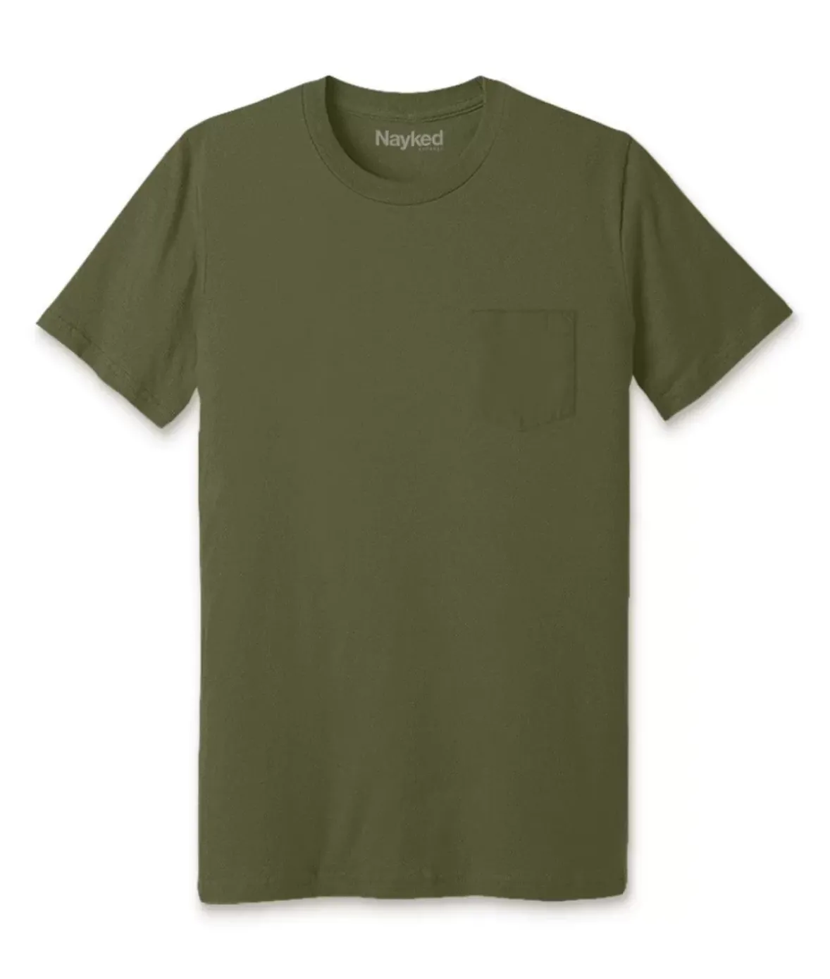 Nayked Apparel T-Shirts>Men'S Ridiculously Soft 100% Cotton Pocket T-Shirt