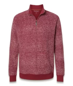 Nayked Apparel Hoodies & Sweatshirts>Men'S Ridiculously Soft Aspen Brushed Fleece 1/4 Zip