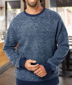 Nayked Apparel Hoodies & Sweatshirts>Men'S Ridiculously Soft Aspen Brushed Fleece Pullover