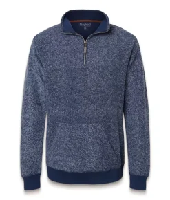 Nayked Apparel Shirts>Men'S Ridiculously Soft Aspen Brushed Fleece 1/4 Zip