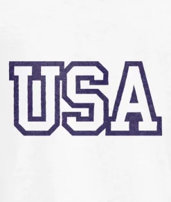 Nayked Apparel Shirts>Men'S Ridiculously Soft Big Graphic T-Shirt | Usa Text