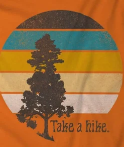 Nayked Apparel Shirts>Men'S Ridiculously Soft Big Graphic T-Shirt | Take A Hike