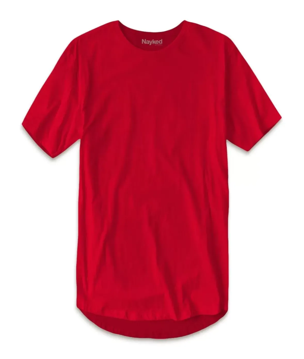 Nayked Apparel T-Shirts>Men'S Ridiculously Soft Curved Hem Longline T-Shirt