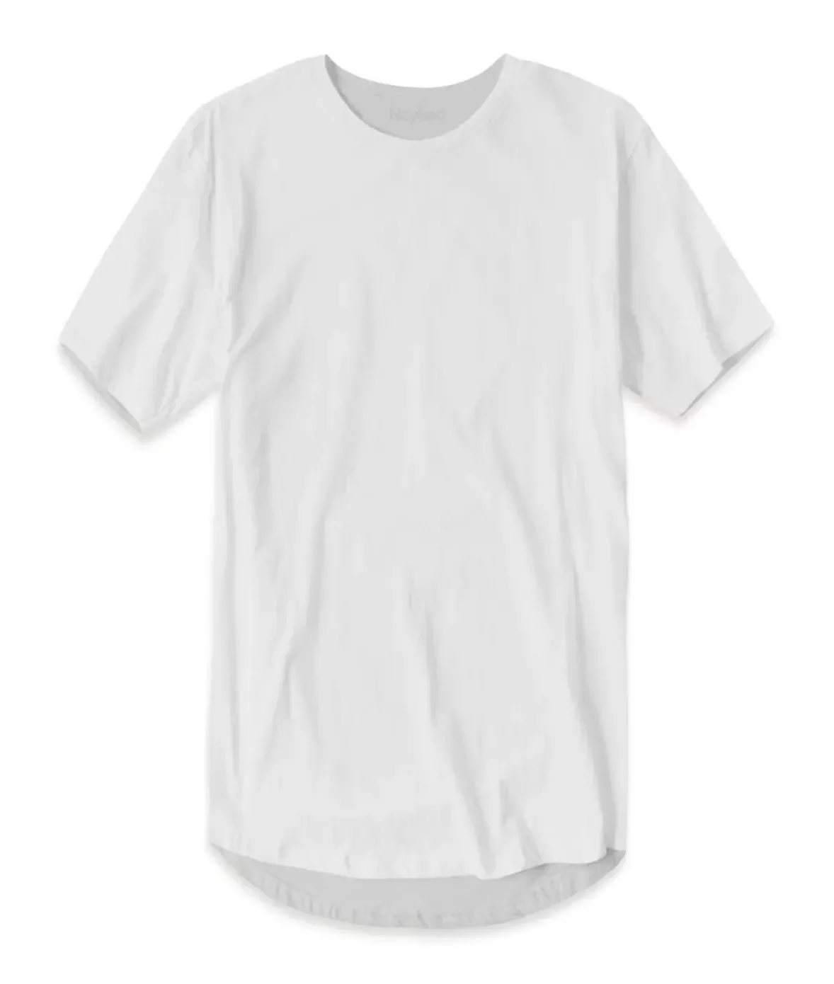 Nayked Apparel T-Shirts>Men'S Ridiculously Soft Curved Hem Longline T-Shirt