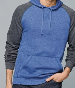 Nayked Apparel Hoodies & Sweatshirts>Men'S Ridiculously Soft Fleece Raglan Hoodie