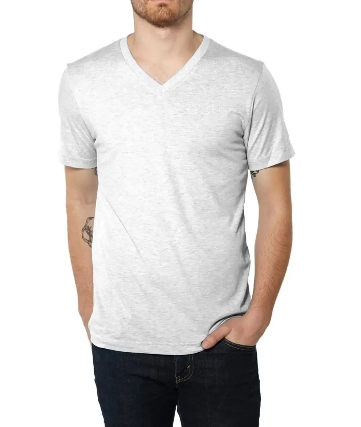Nayked Apparel Shirts>Men'S Ridiculously Soft Lightweight V-Neck T-Shirt | Classic