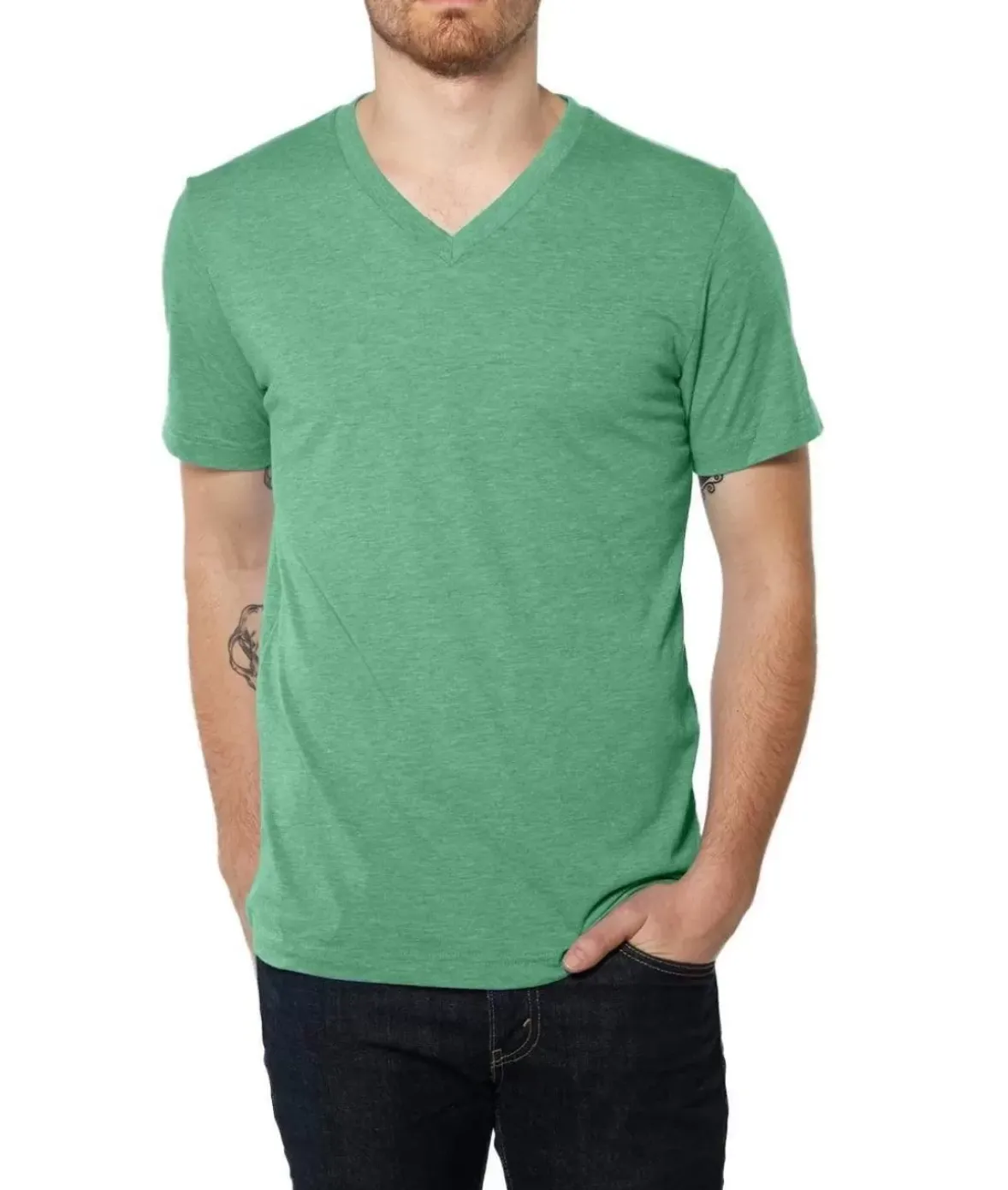 Nayked Apparel Shirts>Men'S Ridiculously Soft Lightweight V-Neck T-Shirt | Classic