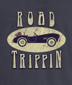 Nayked Apparel Shirts>Men'S Ridiculously Soft Lightweight Long Sleeve Graphic Tee | Road Trippin