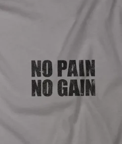 Nayked Apparel Shirts>Men'S Ridiculously Soft Lightweight Graphic Tee | No Pain No Gain