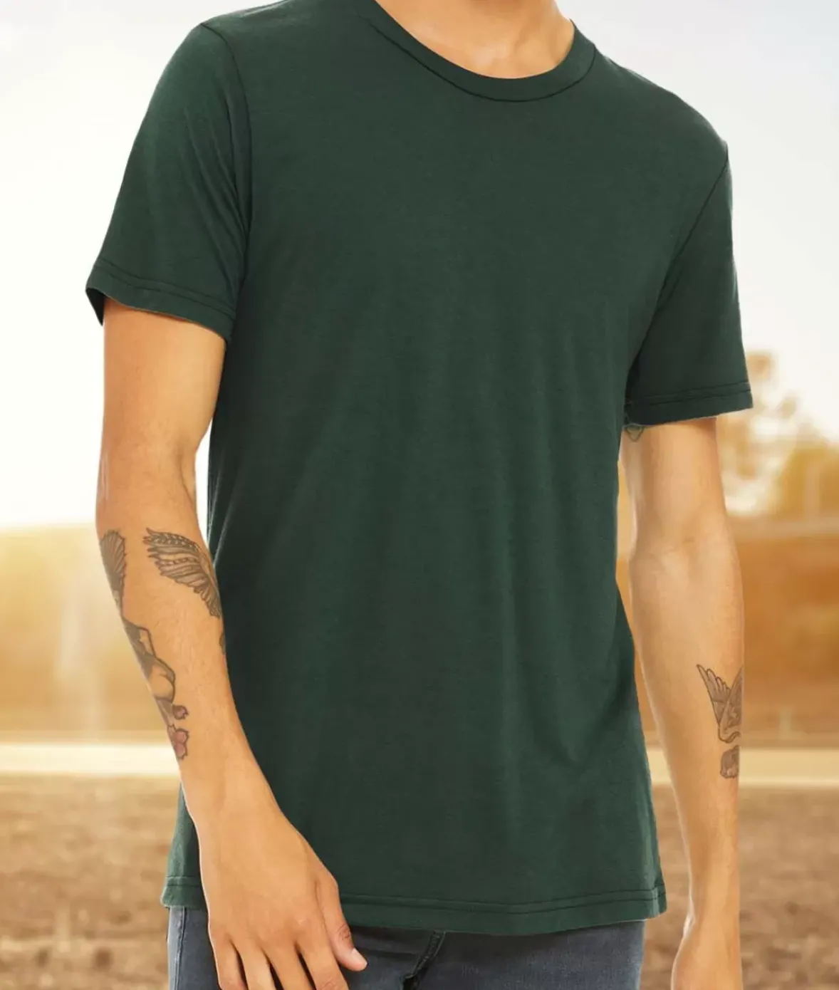 Nayked Apparel T-Shirts>Men'S Ridiculously Soft Lightweight Crew Neck T-Shirt | New Solid Colors