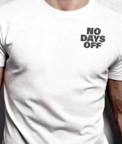 Nayked Apparel Workout Wear>Men'S Ridiculously Soft Lightweight Graphic Tee | No Days Off