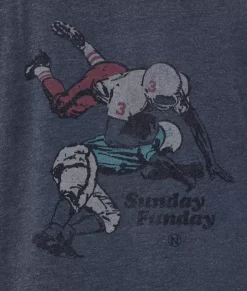 Nayked Apparel Shirts>Men'S Ridiculously Soft Lightweight Long Sleeve Graphic Tee | Sunday Funday