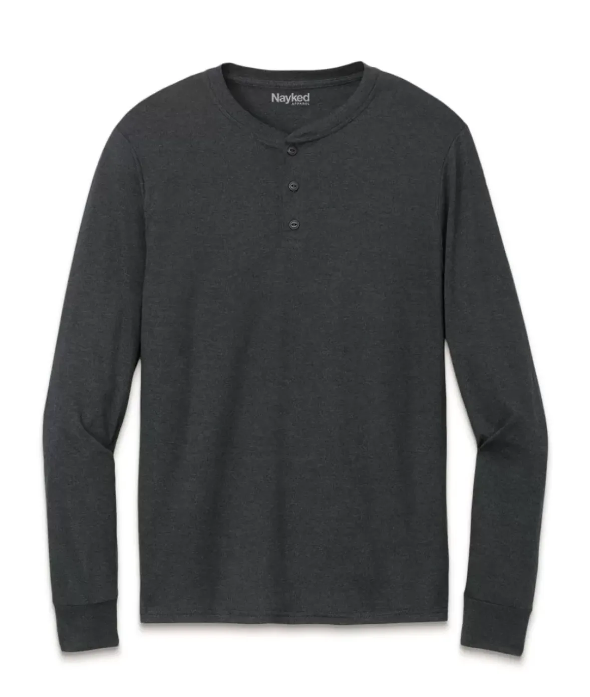 Nayked Apparel Shirts>Men'S Ridiculously Soft Long Sleeve Henley