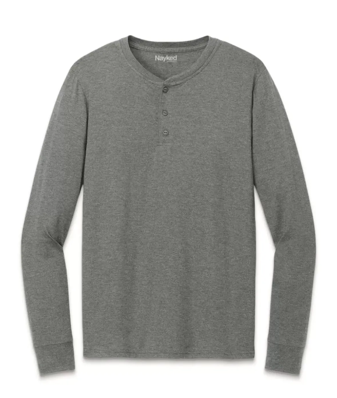 Nayked Apparel T-Shirts>Men'S Ridiculously Soft Long Sleeve Henley