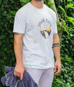 Nayked Apparel T-Shirts>Men'S Ridiculously Soft Midweight Graphic Tee | Road Trip