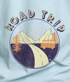 Nayked Apparel T-Shirts>Men'S Ridiculously Soft Midweight Graphic Tee | Road Trip
