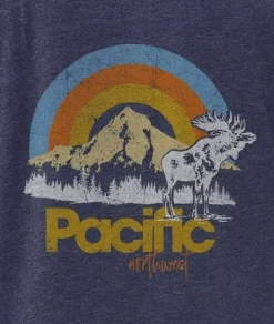 Nayked Apparel Shirts>Men'S Ridiculously Soft Midweight Raglan Hooded Graphic Sweatshirt | Pacific Northwest
